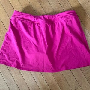 LANDS’ END Size 14 Pink Swimsuit Swim Skirt Bottom